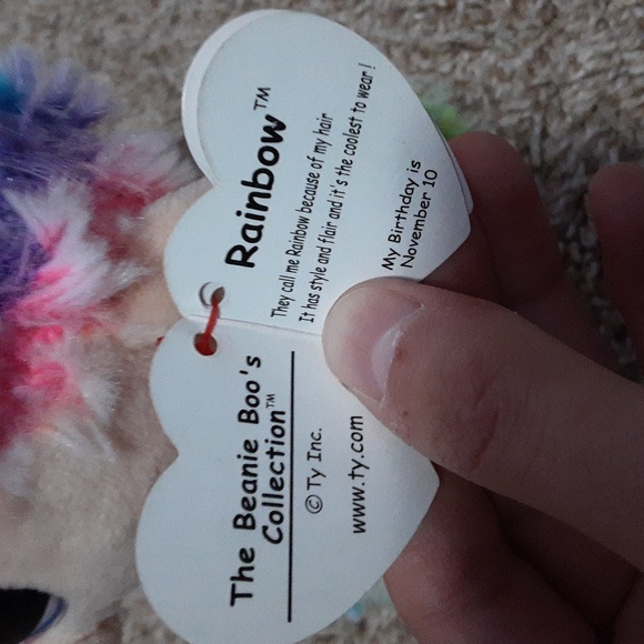 2017 Rainbow Beanie Boo - Picture 3 of 4